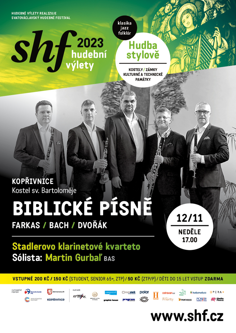 KONCERT: SVATOVÁCLAVSKÝ HUDEBNÍ FESTIVAL: FARKAS / BACH / DVOŘÁK - BIBLICKÉ PÍSNĚ