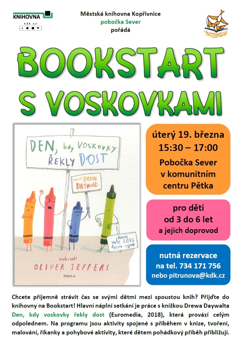 PRO DĚTI: Bookstart s voskovkami