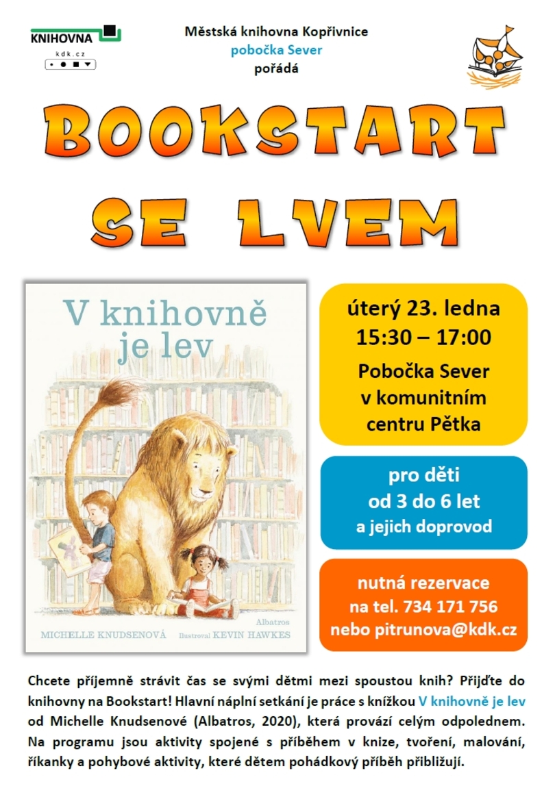 PRO DĚTI: Bookstart se lvem