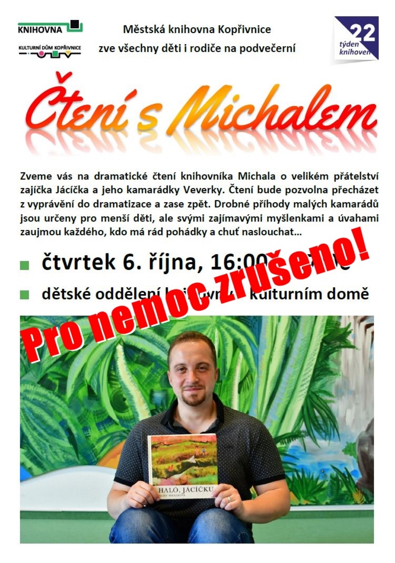 PRO DĚTI: Čtení s Michalem