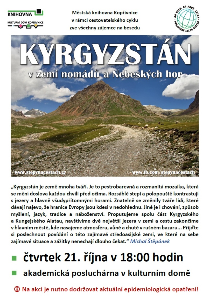 PŘEDNÁŠKA: Kyrgyzstán - v zemi nomádů a Nebeských hor