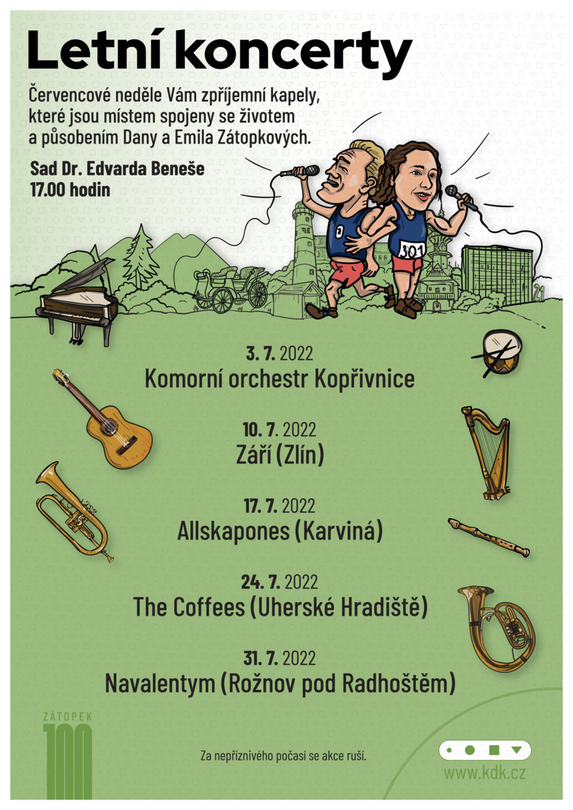 KONCERT: LETNÍ KONCERT: Komorní orchestr Kopřivnice