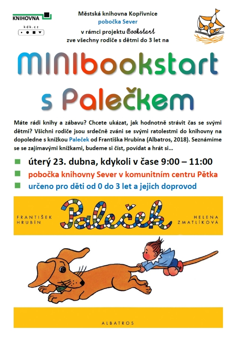 PRO DĚTI: MINIbookstart s Palečkem