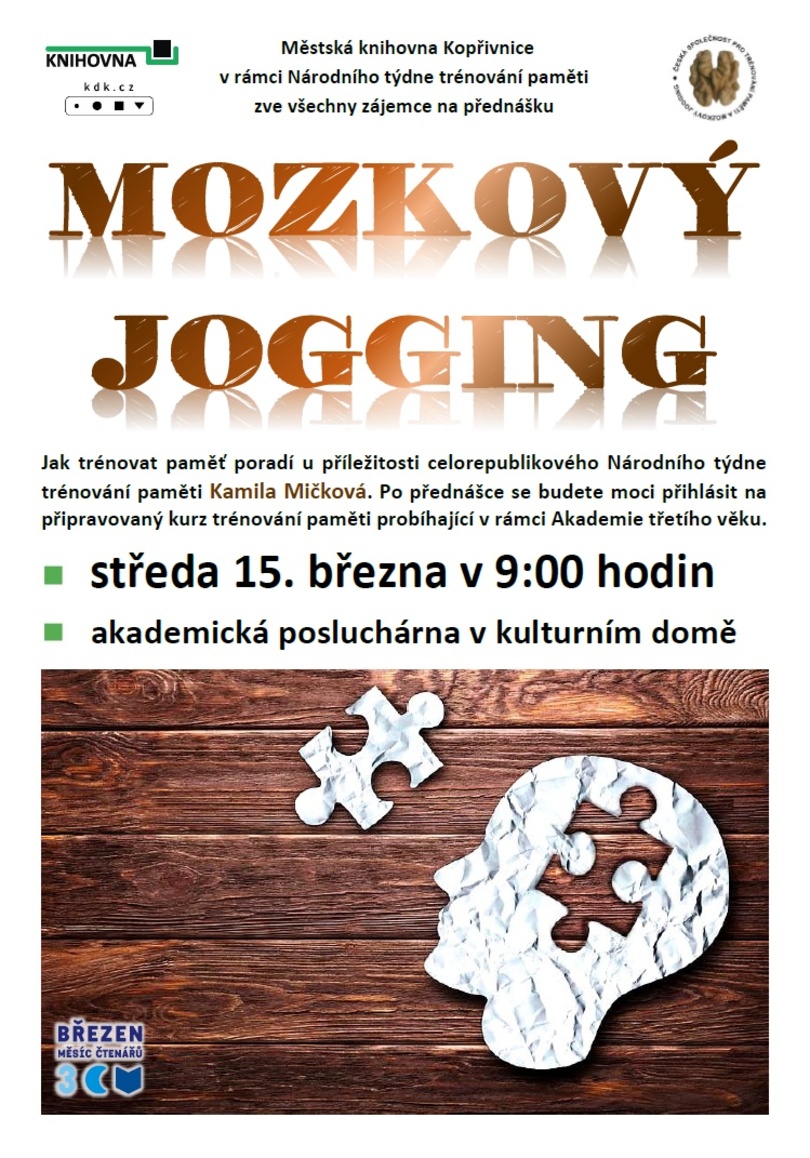 PŘEDNÁŠKA: Mozkový jogging