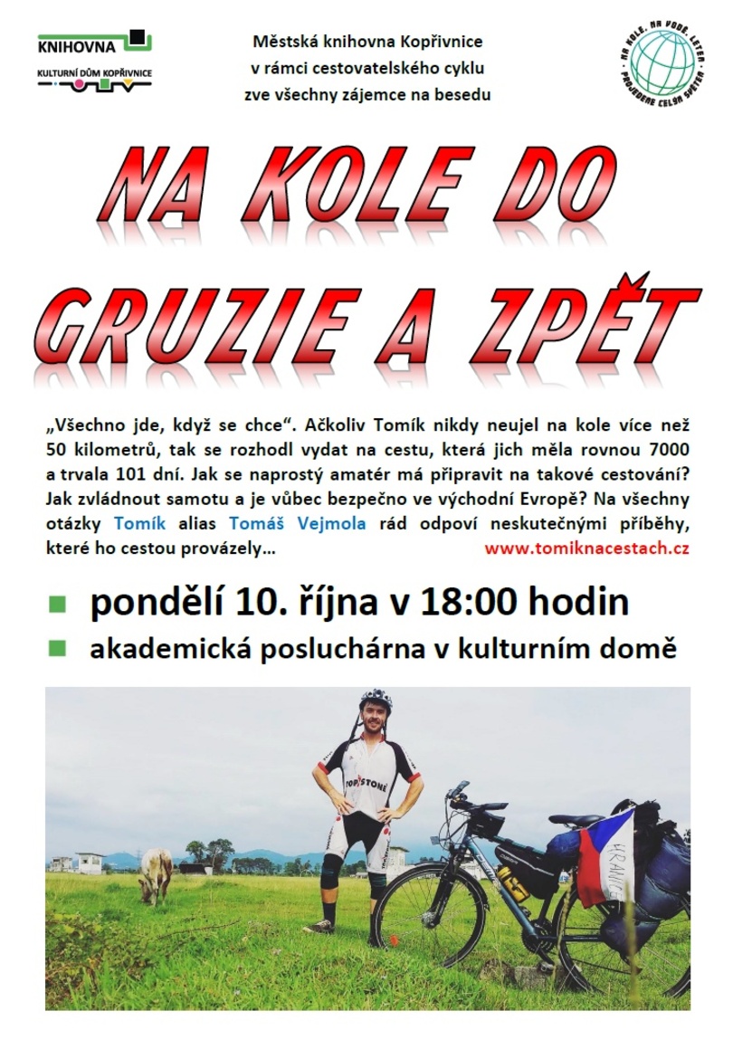 PŘEDNÁŠKA: Na kole do Gruzie a zpět