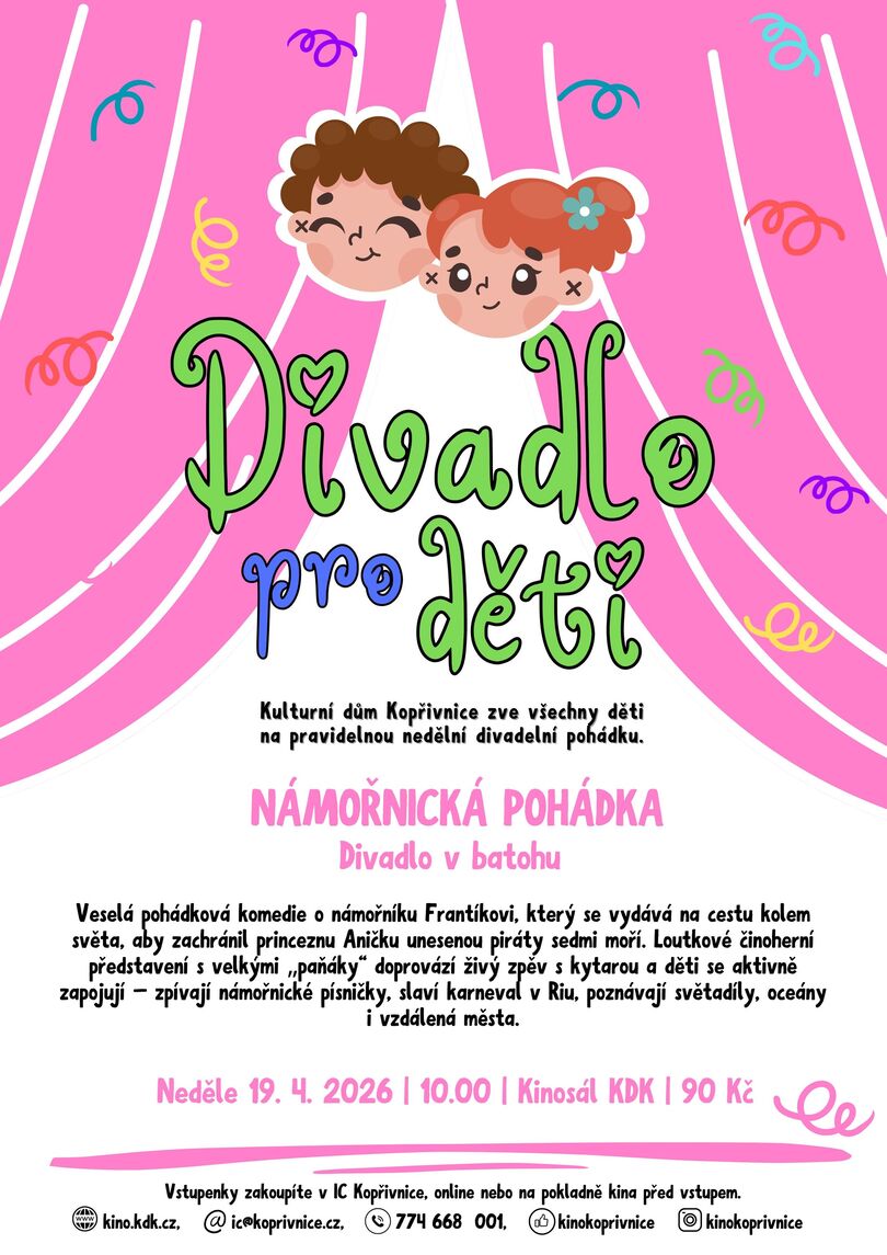 PRO DĚTI: Divadlo v batohu - Námořnická pohádka