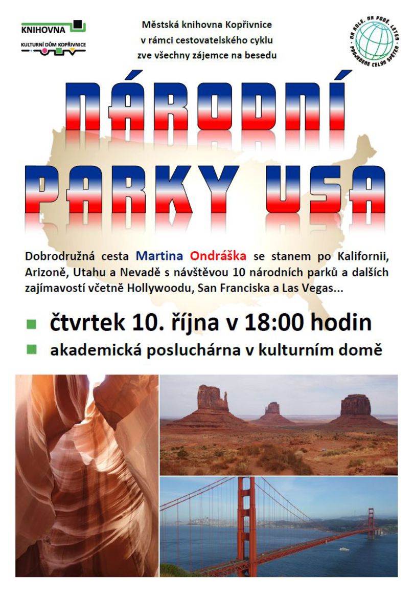 PŘEDNÁŠKA: Národní parky USA