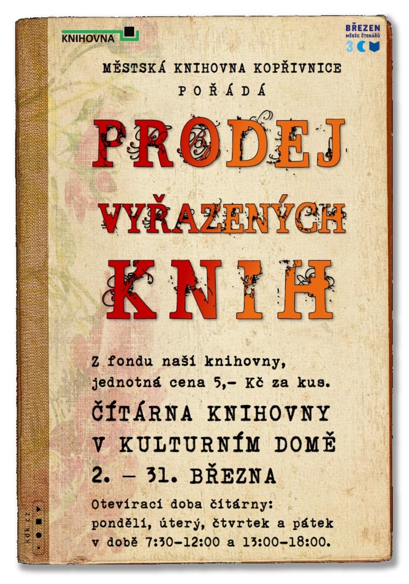 Prodej vyřazených knih