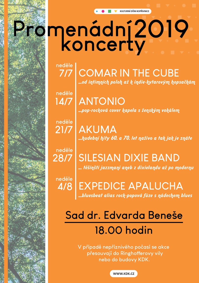 KONCERT: Promenádní koncerty 2019