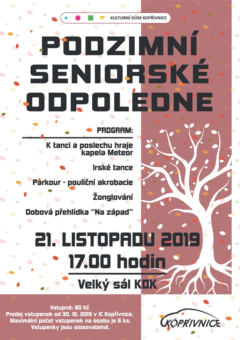 Podzimní seniorské odpoledne