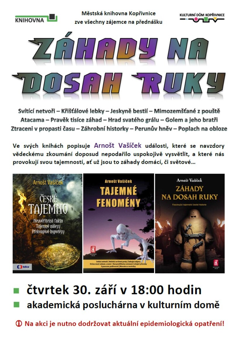 PŘEDNÁŠKA: Záhady na dosah ruky