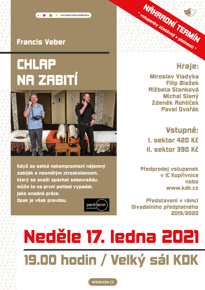 DIVADLO: Chlap na zabití (ZRUŠENO)