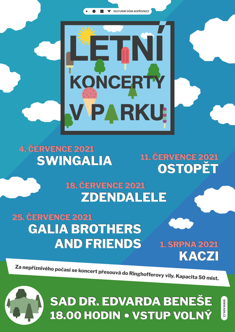 Letní koncerty v parku: GALIA BROTHERS AND FRIENDS