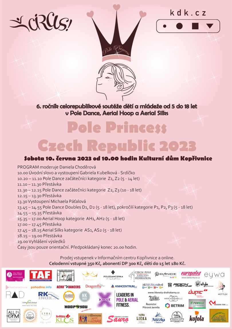 SOUTĚŽ: POLE PRINCESS CZECH REPUBLIC