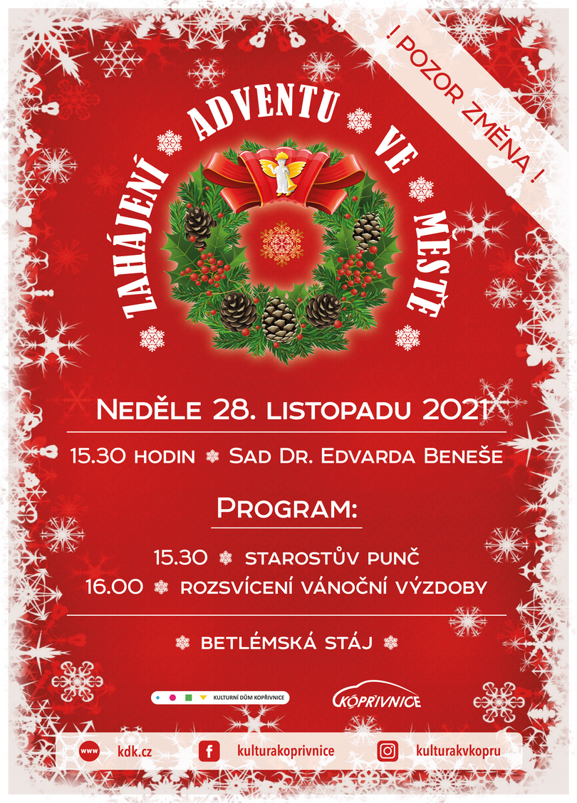 Zahájení adventu ve městě (ZRUŠENO)