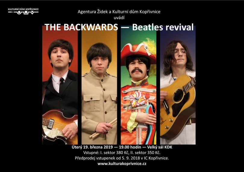 KONCERT: THE BACKWARDS - Beatles revival
